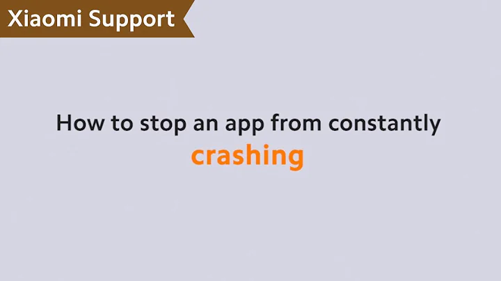 How to Stop an App From Constantly Crashing | #XiaomiSupport - DayDayNews