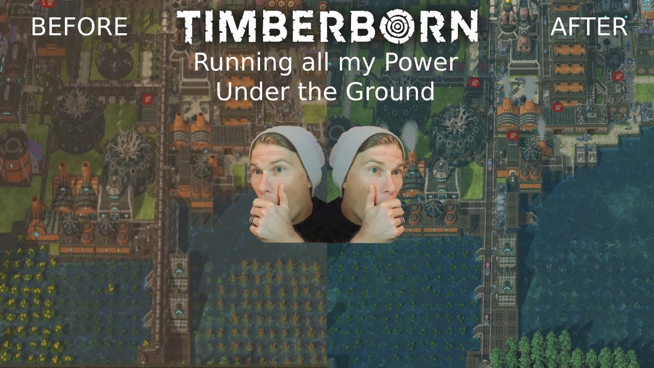 Going 100% Underground with our Power Network in Timberborn!