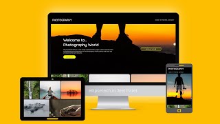 Project 6 | Make a Responsive Photography Website using HTML & CSS | #project6