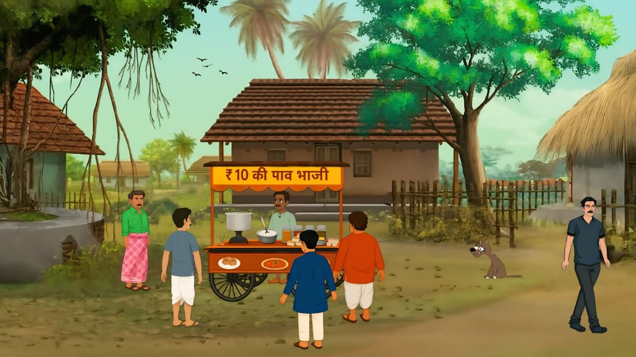 लालची पावभाजी वाला | moral stories | Hindi kahaniyan | Kabir Das ki kahani |