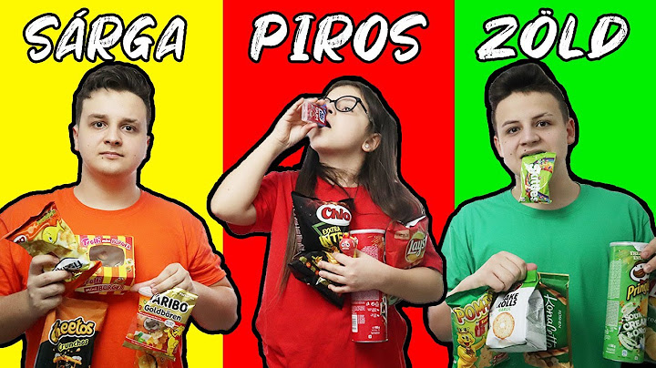24 ÓRÁIG CSAK EGY SZÍNŰ KAJÁT EHETTÜNK! 🍔