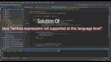 Solution of Java “lambda expressions not supported at this language level”