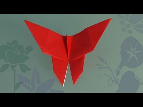 Como fazer uma Borboleta de papel, origami