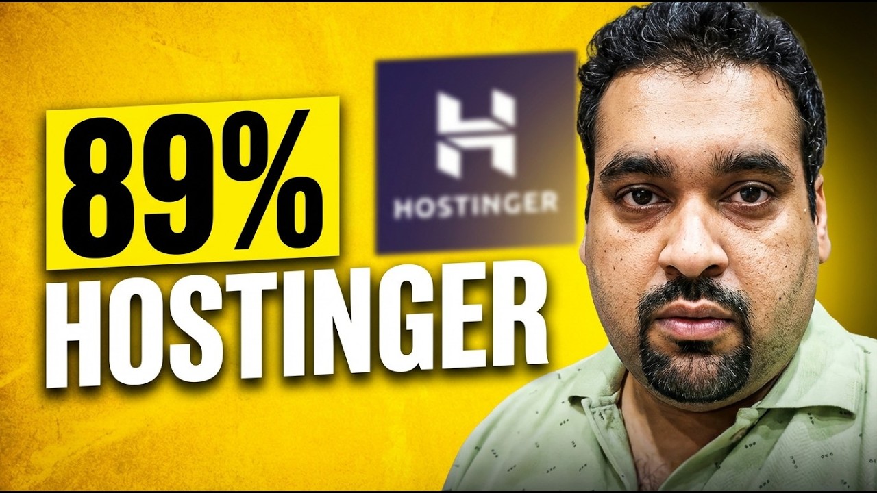 How to Get Hostinger 89% Off + Coupon Code & Free Domai… — Transcript