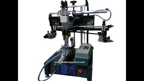 Mini Screen Printing Machine for Ceramic Meson,Small Screen Printer for Electronic Starter