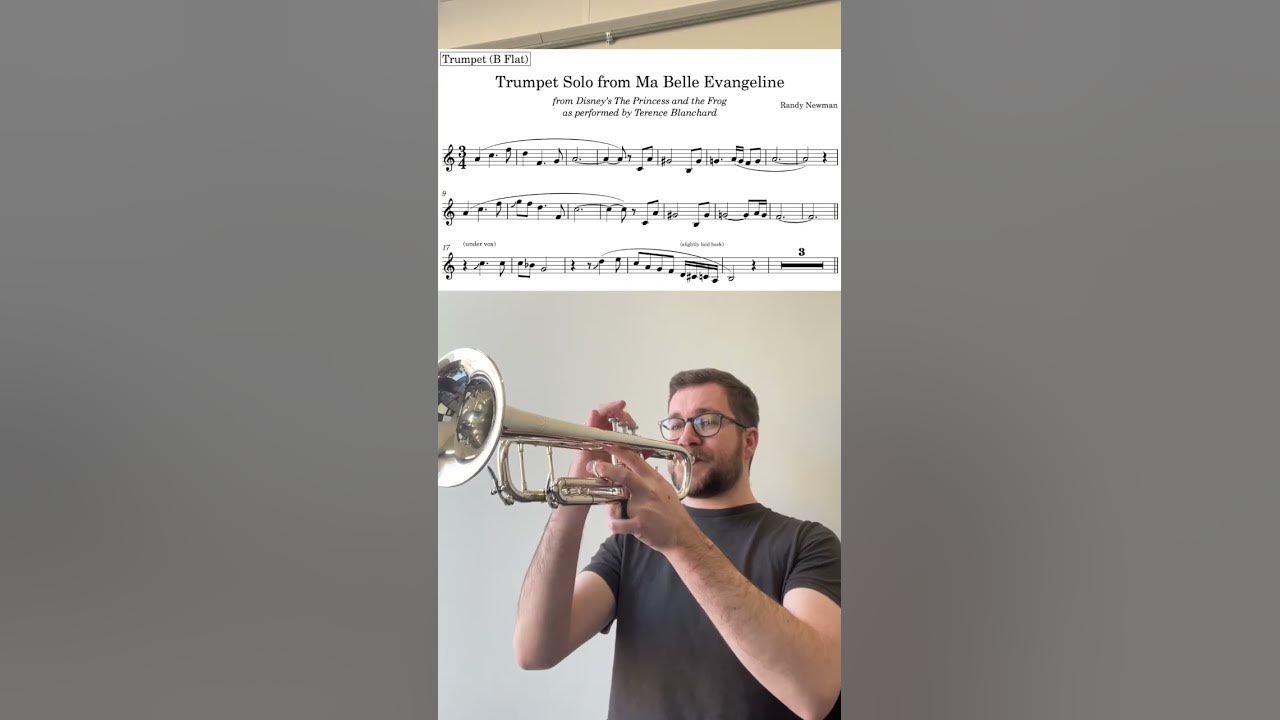 Trumpet Solo from Ma Belle Evangeline (The Princess & the Frog) #trumpet #brass #disney #cover Trumpet Solo from Ma Belle Evangeline (The Princess & the Frog) #trumpet #brass #disney #cover