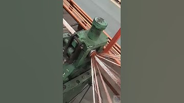 The process of producing and processing steel wire ropes in the factory.#shorts #machine