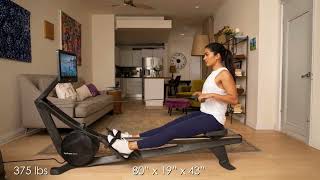 Hydrow Wave Rower | Advanced Interactive Home Rowing Workout Experience