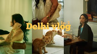 Delhi Vlog EP.2 🇮🇳| Safdarjung Cafe | Photoshoot session | Bubble tea Dates, etc | Tibetan Vlogger