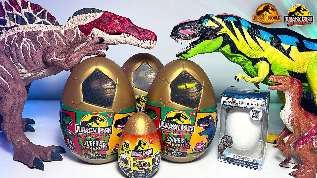 Opening TONS of Jurassic Park 30th Anniversary Captivz Toys!
