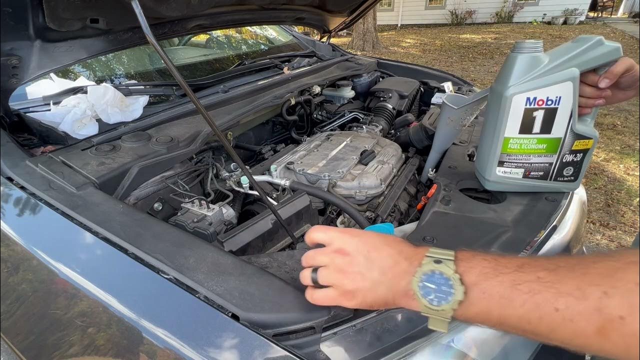 2015 Acura RDX Oil Change - YouTube