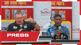PRESS : KOCHA MKUU STEVE BARKER NA NEO MAEMA WAKIZUNGUMZIA MCHEZO WA KESHO DHIDI YA MIGHTY WONDERERS