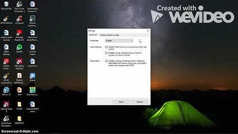 WHO anthro bagian 1 install dan menu utama