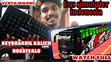 How to play bus simulator indonesia  with keyboard in Mobile || simple trick || in malayalam
