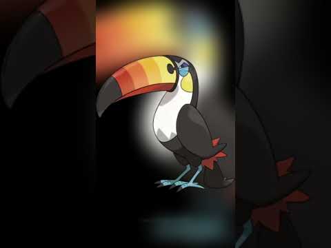 寶可夢圖鑑 #pokemon No.0733  銃嘴大鳥ドデカバシ Toucannon #0733 #pokemongo #寶可夢 #shorts #神奇寶貝 #第七世代