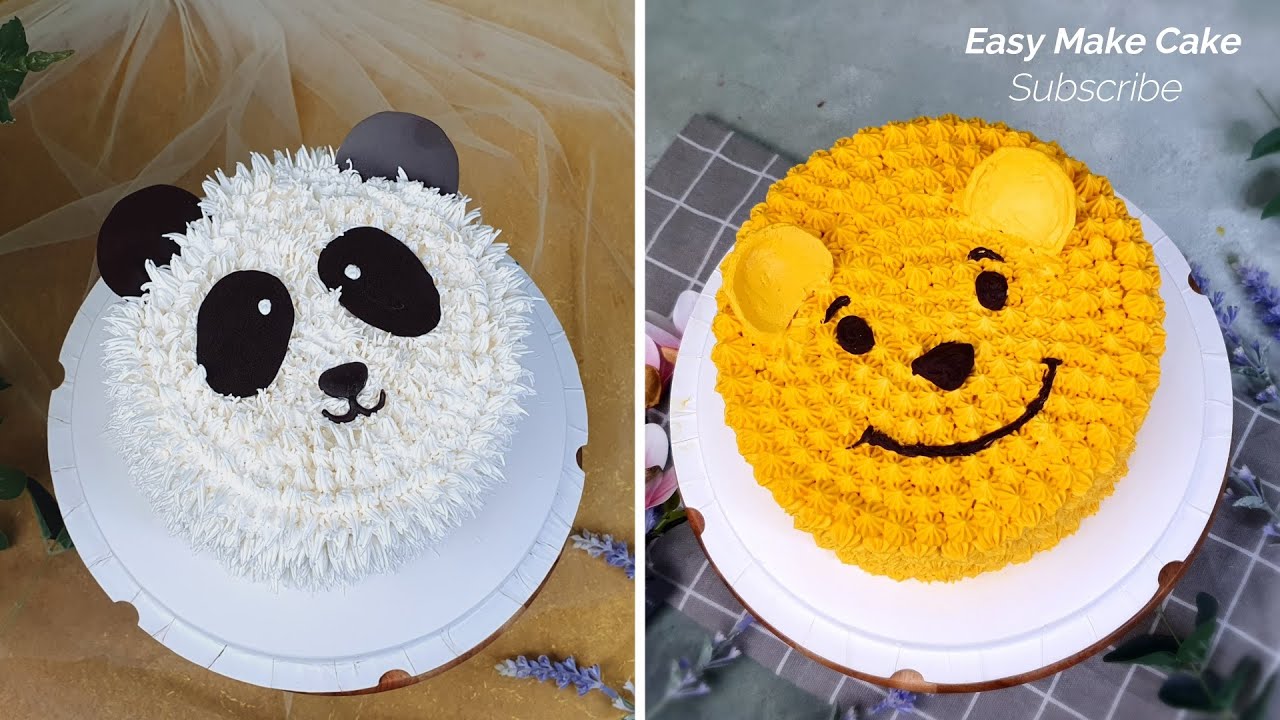 3D Teddy Bear Fresh Cream Cake, YUMMY! | Bear cakes, Desserts, Cake