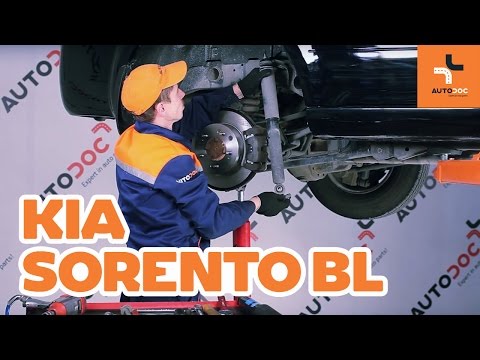 How to replace rear shock absorbers on KIA SORENTO BL TUTORIAL | AUTODOC