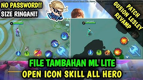 Data Open Icon Skill All Hero Terbaru Patch Hero Revamp | File Tambahan ml lite