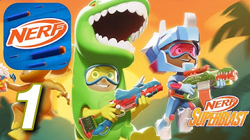 NERF: Superblast - Gameplay Walkthrough Part 1 - Tutorial (iOS, Android)