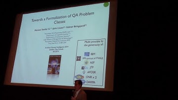 AGI-14 Selmer Bringsjord - Toward a Formalization of QA Problem Classes