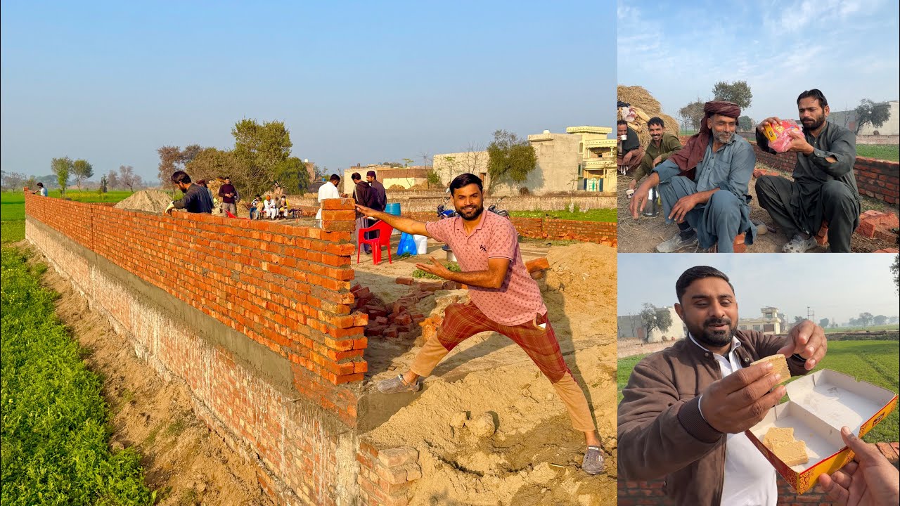 Boundary Wall Lagana Shuru kar Di 2nd Time 🕰️ Mithai [ Sweet ] Kaha Li 