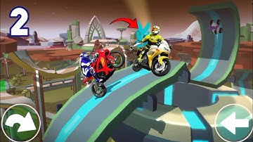Bike Racing Games | Gravity Rider - Space Bike Racing Game (Part 2) Sejan Gaming | Android Gameplay
