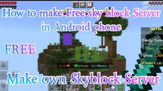How to make Free Skyblock Server like Hypixel in Android phone 📱 in hindi screenshot 5