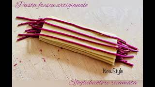 Sfoglia bicolore ~ pasta fresca artigianale NewStyle. Fresh pasta with natural colours.