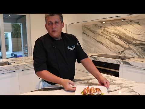 Fit Food Fresh Bacon Wrapped Chicken Bomb Powered by Ocean Blue Custom Homes Gourmet Kitchen