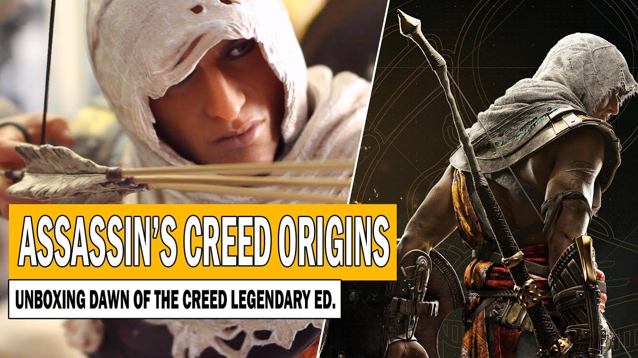 Assassin S Creed Origins Unboxing Dawn Of The Creed Legendary Edition