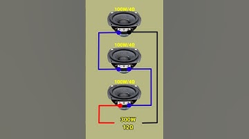 Speaker series connection #electronics #diy #shorts