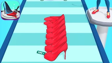 SHOE FACTORY game MAX SCORE 👩🏻‍🦰🌈👠 Gameplay All Levels Walkthrough iOS Android New Game Fun 3D