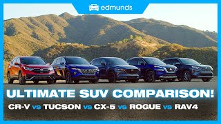 Best Small SUV Comparison 2021: CRV vs. RAV4 vs. CX5 vs. Rogue vs. Tucson