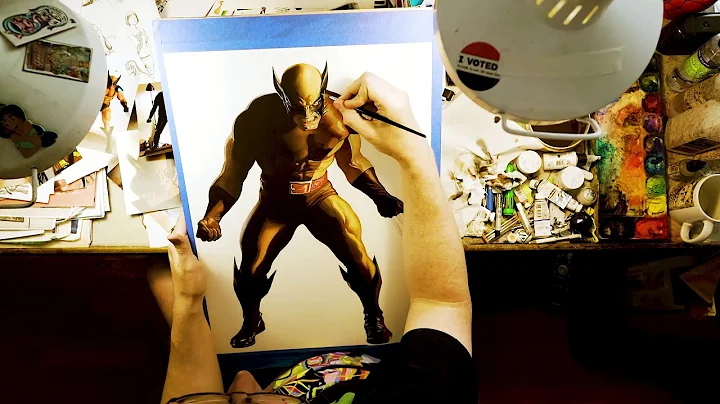 How Alex Ross Paints Wolverine