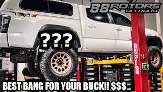 88 ROTORS' Toyota Tacoma Best Bang For YOUR Buck Suspension Lift!