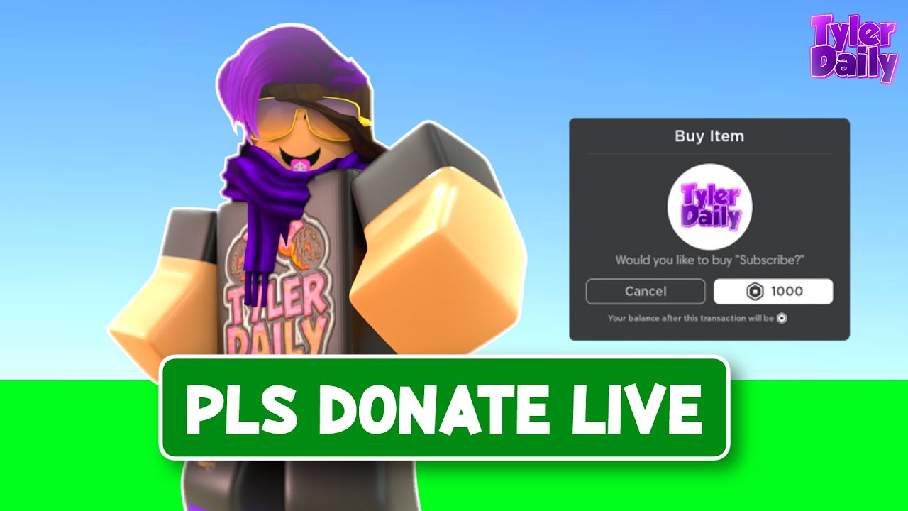 (PLS DONATE LIVE🔴) GAMING WITH FANS GIVING OUT ROBUX IN PLS DONATE