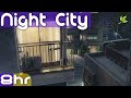 Night City Ambience | Night City White Nose | City Soundscape at Night