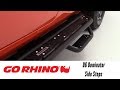 In the garage with total truck centers go rhino d6 dominator side steps