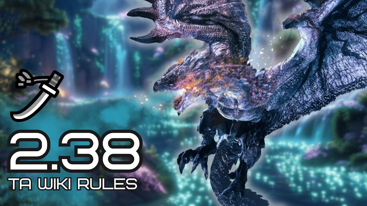 Silver Rathalos TA Wiki Rules Solo Longsword