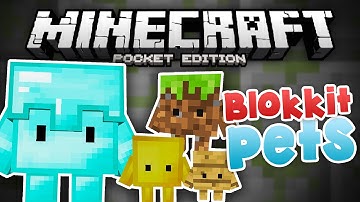 BLOKKIT PETS MOD!!! - Living Blocks in MCPE - Minecraft PE (Pocket Edition)