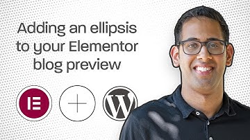 Elementor Tutorial: How to add an ellipsis to your Wordpress blog preview