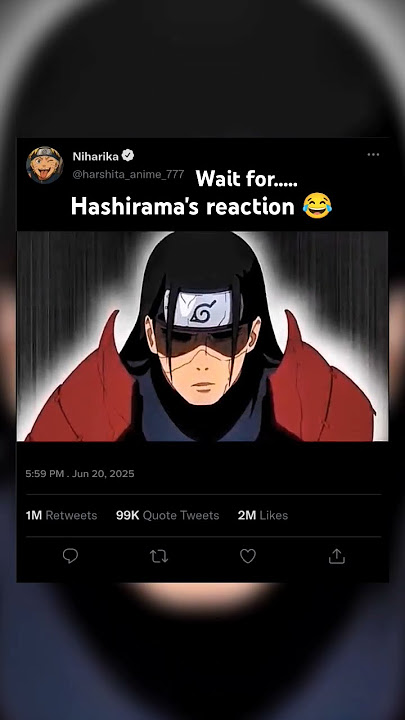 Hashirama's reaction after knowing tsunade is 5th hokage 😂🤭 #naruto #minato #hashirama #tsunade