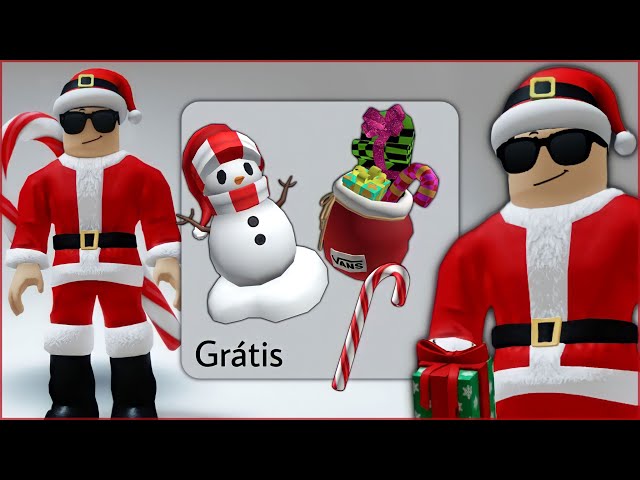 🎅🏻🎄 COMO FAZER SKINS de NATAL GRÁTIS!! ROBLOX ITENS GRÁTIS 2020 