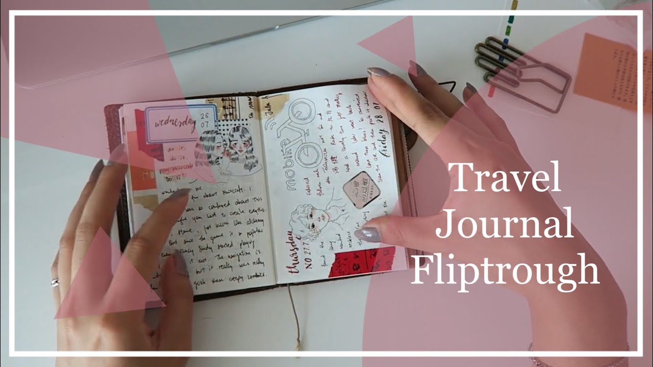 Midori Travel Journal Flipthrough YouTube