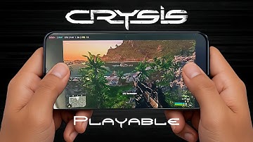 🔥Crysis On Mobile (RAM 4,Dimensity 700) - Gameplay Medium And Low Set Test + Tutorial on GameHub ไทย