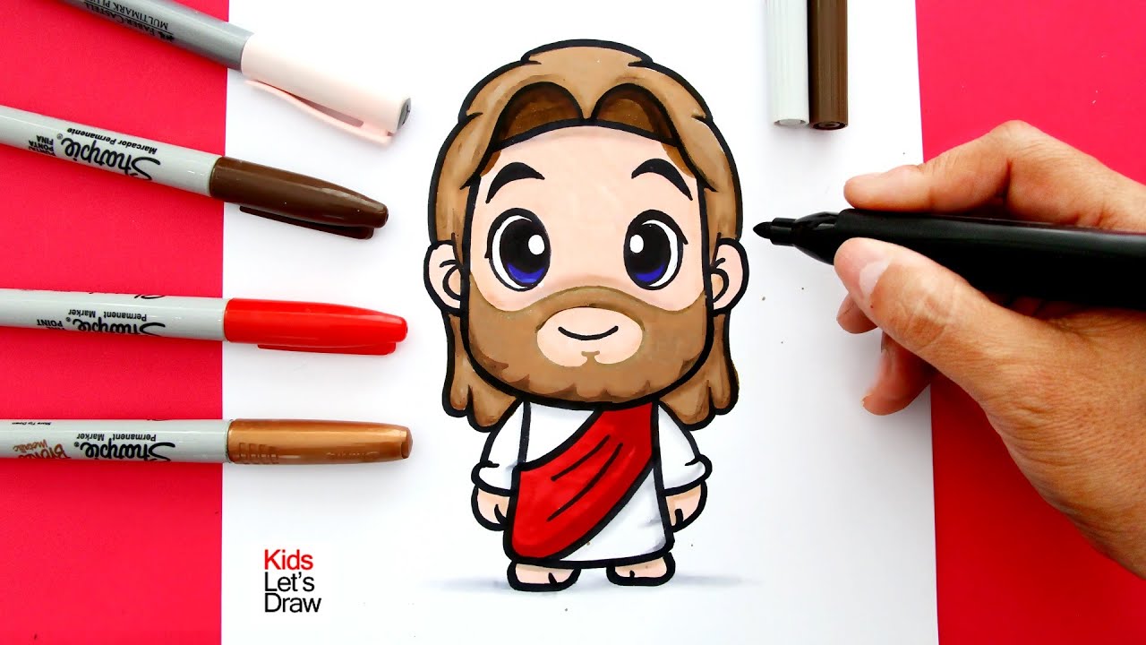 How to Draw JESUS CHRIST | Cómo dibujar a Jesucristo - thptnganamst.edu.vn