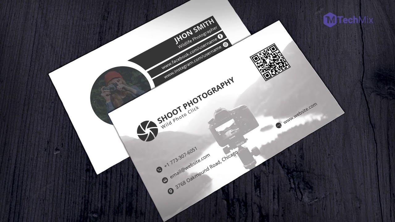 SHOOT Photographer Business Card