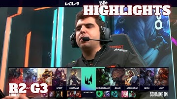 S04 vs FNC - Game 3 Highlights | Round 2 LEC 2021 Spring Playoffs | Schalke 04 vs Fnatic G3