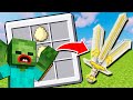Minecraft PERO puedes hacer ESPADAS CON HUEVO - Mods survival