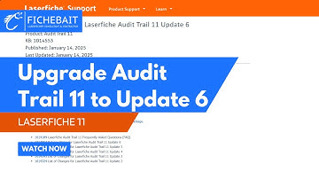 How-to Upgrade Audit Trail 11 to Update 6